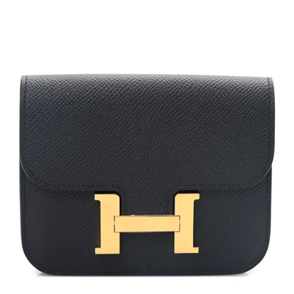 Hermes Epsom Constance Slim Wallet Black 3 of 10