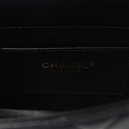 Chanel Lambskin Enamel Strass Quilted Mini Paris Monaco Flap Black 6 of 10
