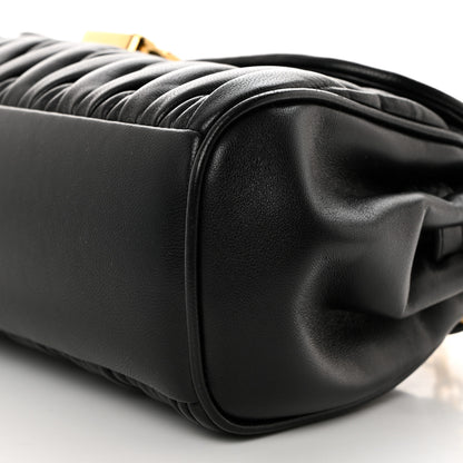 Miu Miu Nappa Matelasse Shoulder Bag Black 9 of 9
