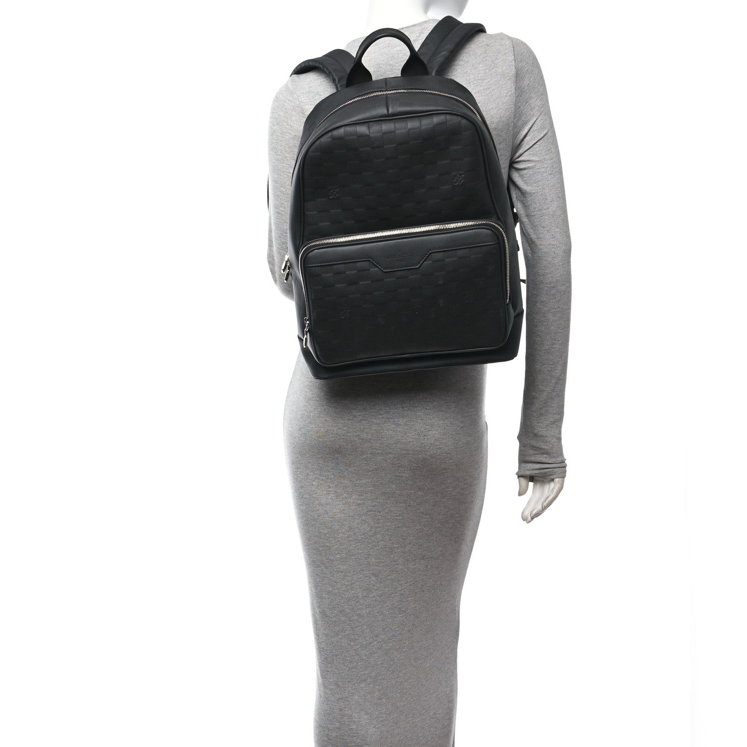 Louis Vuitton Damier Infini Campus Backpack Black 2 of 9