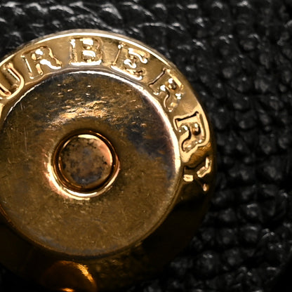 Burberry Derby Calfskin House Check Medium Banner Tote Black 13 of 15