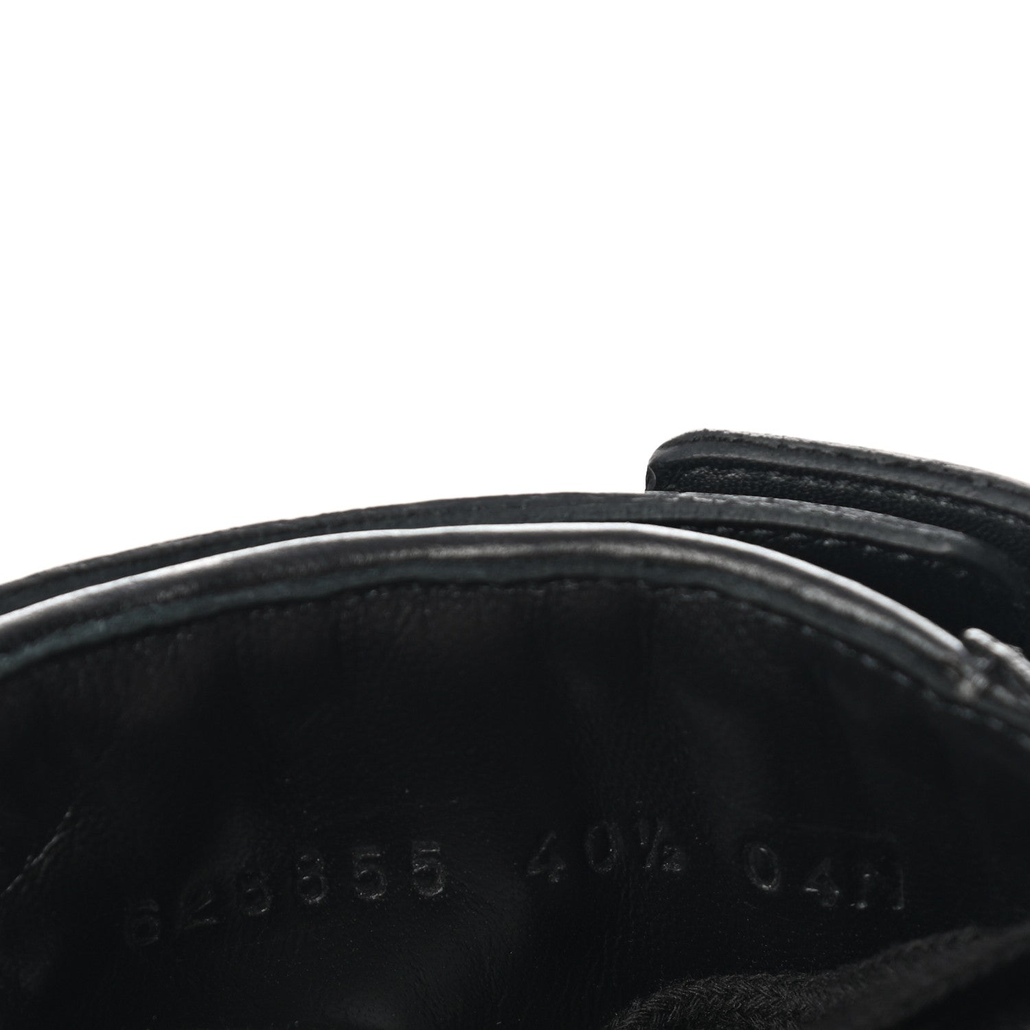 Gucci Nappa Frances GG Matelasse Platform Combat Boots 40.5 Black 8 of 8