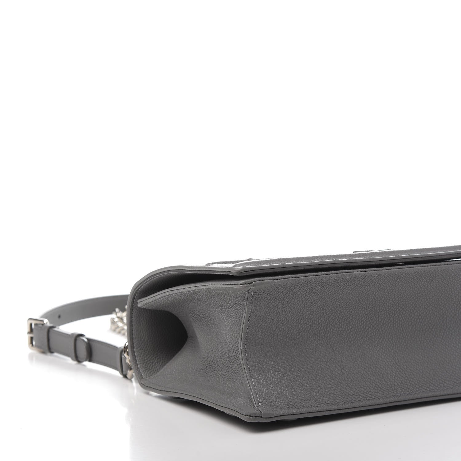 Christian Dior Grained Calfskin Medium Diorama Flap Bag Gris 6 of 10