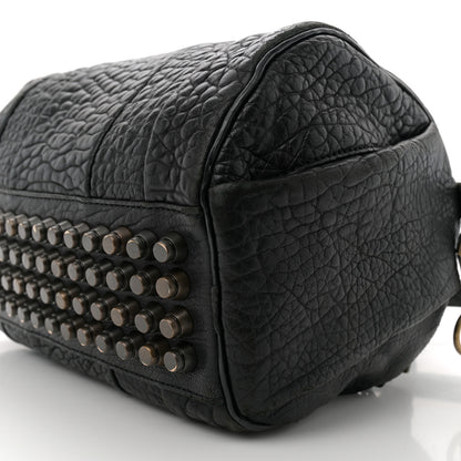 Alexander Wang Pebbled Lambskin Mini Rockie Black Antique Brass Hardware 9 of 13