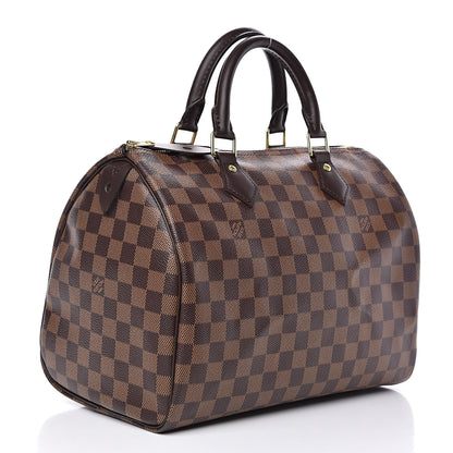 Louis Vuitton Damier Ebene Speedy 30 3 of 9