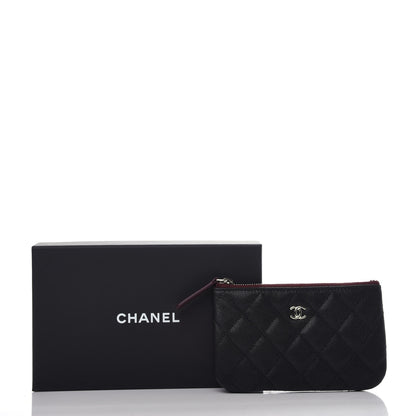 Chanel Caviar Quilted Small Cosmetic Case Black 7 of 7