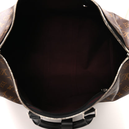 Louis Vuitton Monogram Macassar Keepall Bandouliere 45 4 of 8