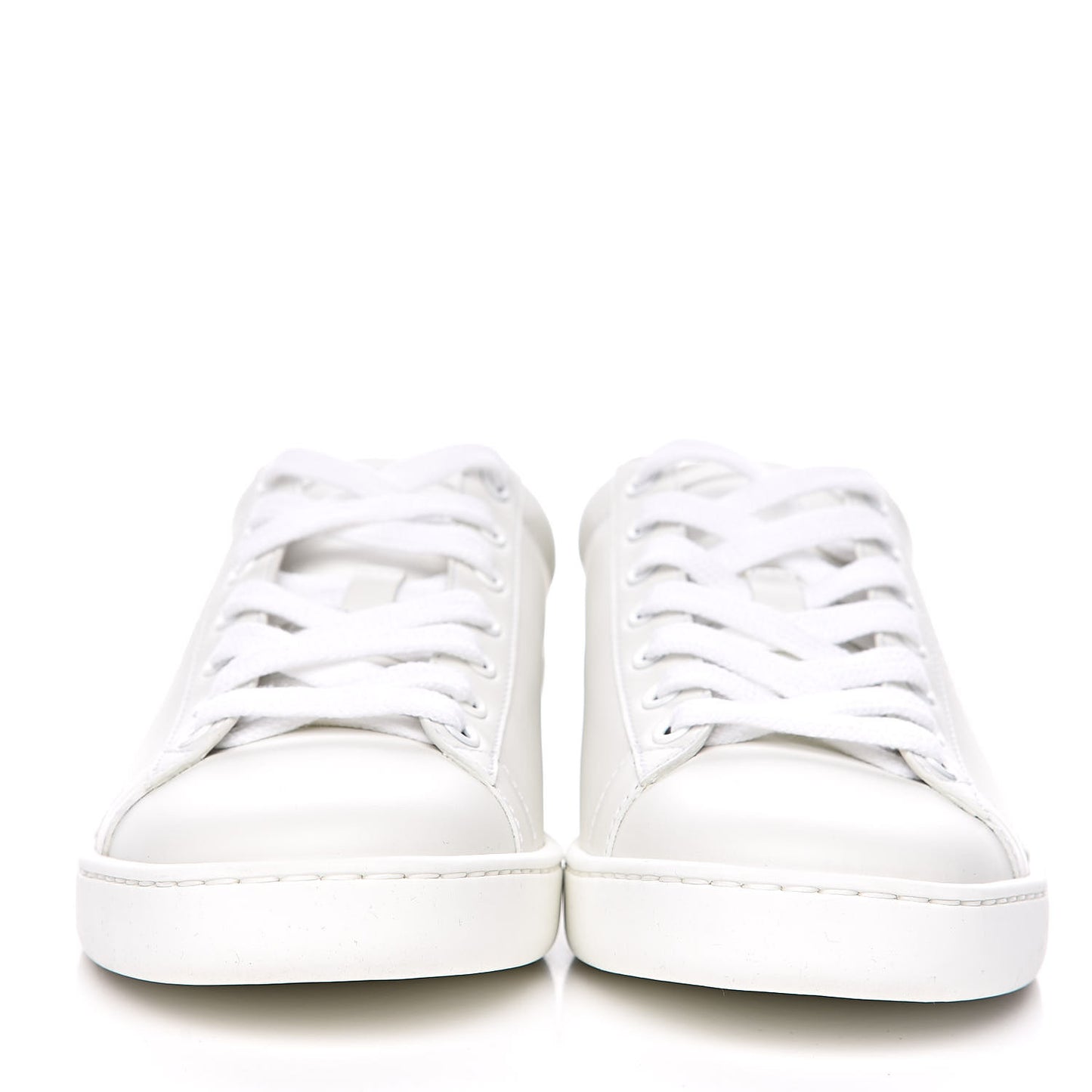Calfskin Interlocking G Perforated Womens Ace Sneakers 36.5 White Grey Sky