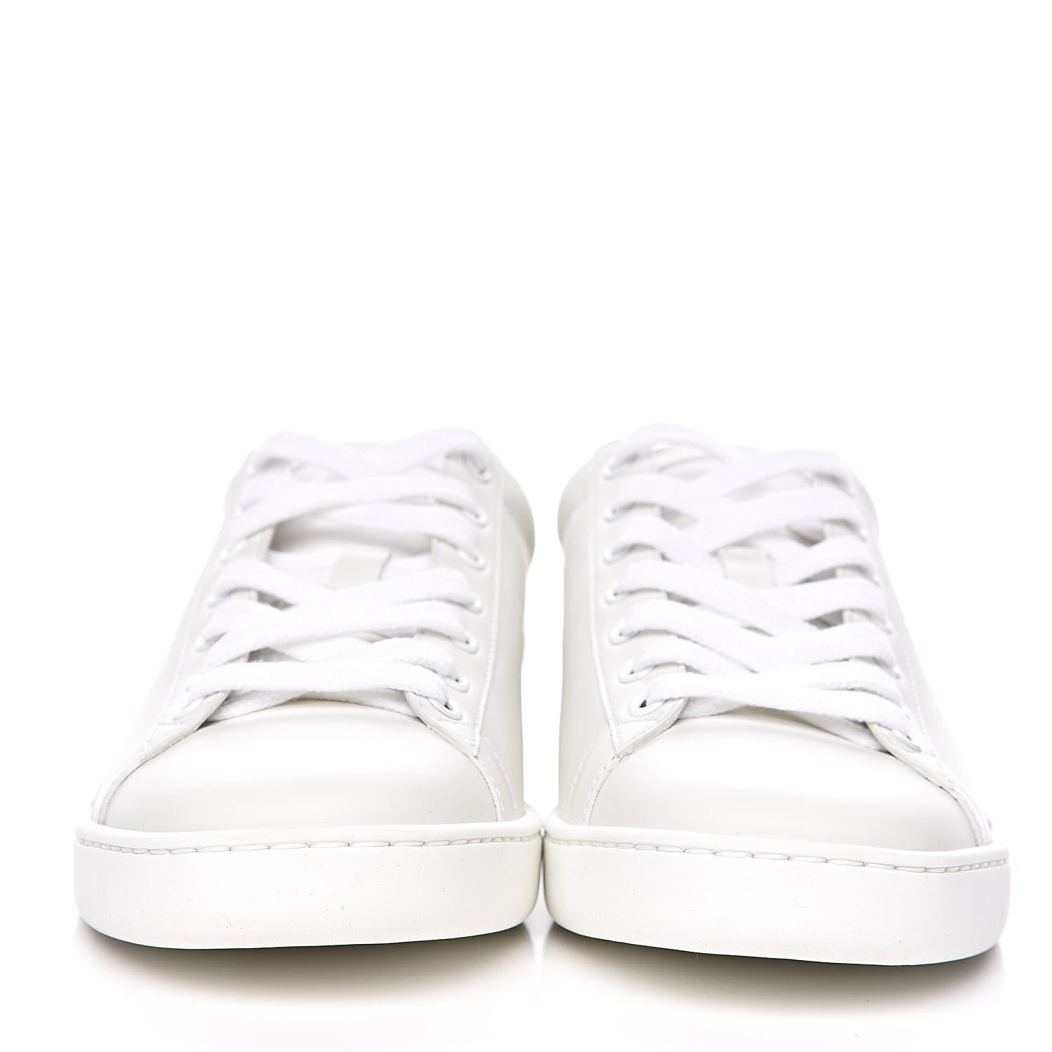 Gucci Calfskin Interlocking G Perforated Womens Ace Sneakers 36.5 White Grey Sky 2 of 9