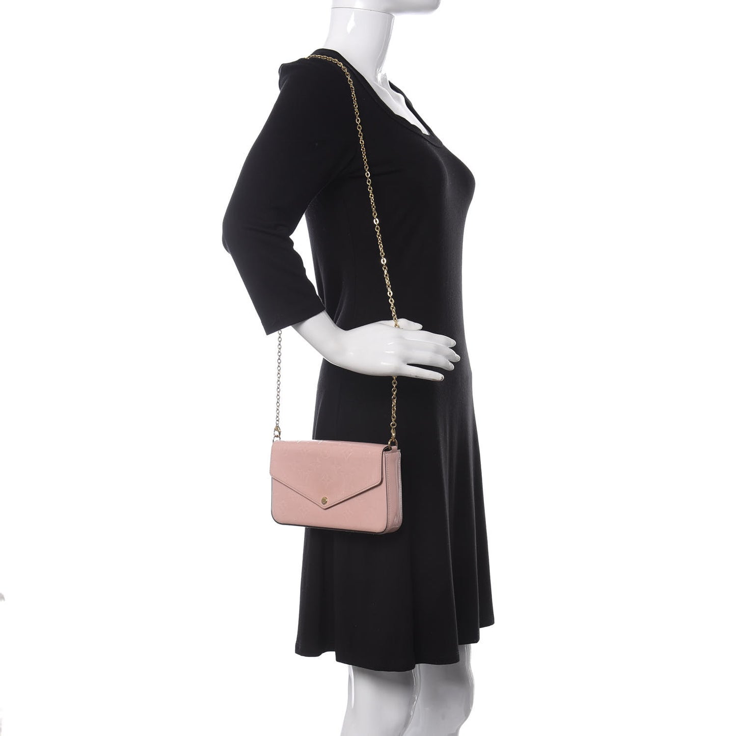 Vernis Felicie Chain Wallet Rose Ballerine