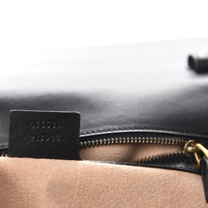 Gucci Calfskin Bamboo Trapuntata Queen Margaret Top Handle Bag Blue Agata Hibiscus Red Mystic White Sugar Pink 9 of 11