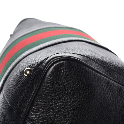 Gucci Calfskin Vintage Web Medium Boston Black 13 of 16