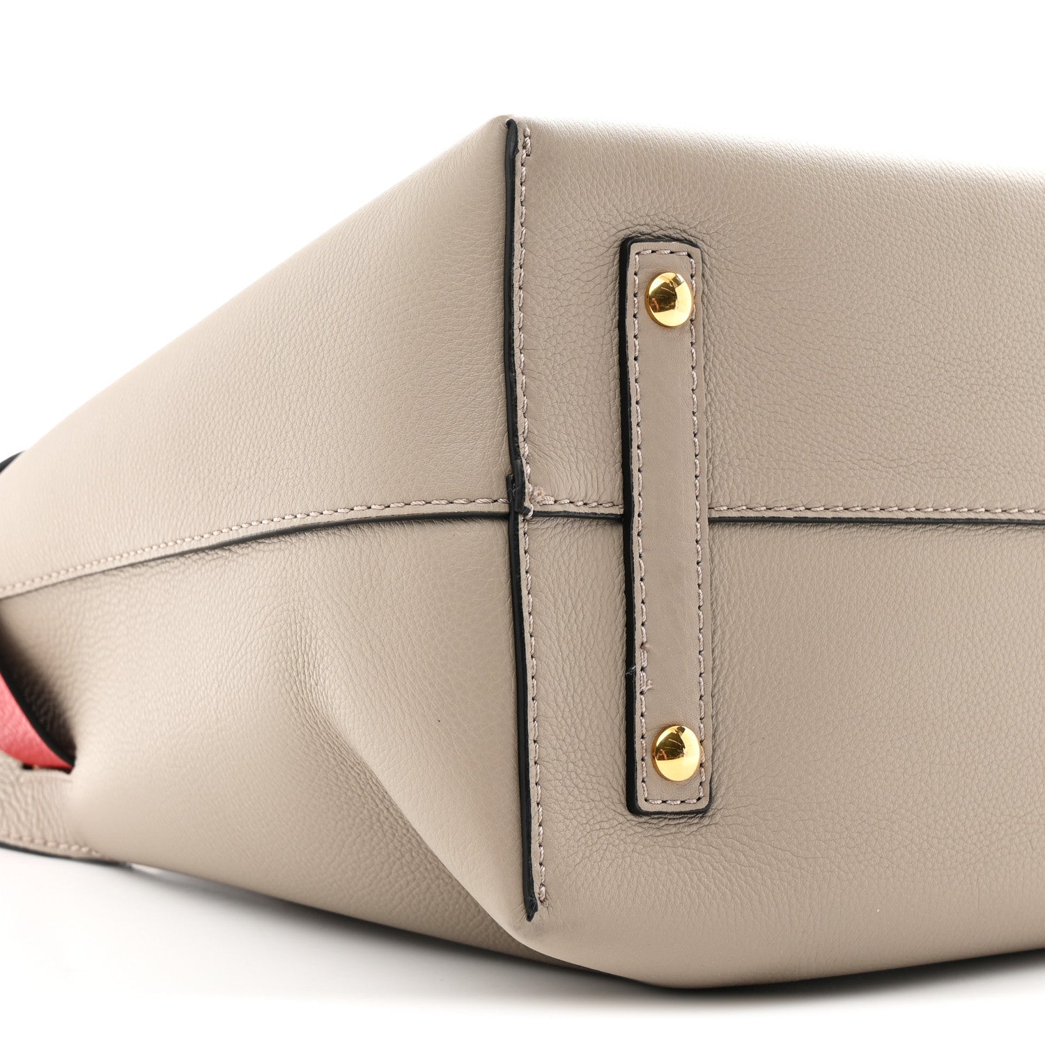 Burberry Marais Calfskin Medium Belt Bag Mineral Grey Bright Military Red 8 of 9