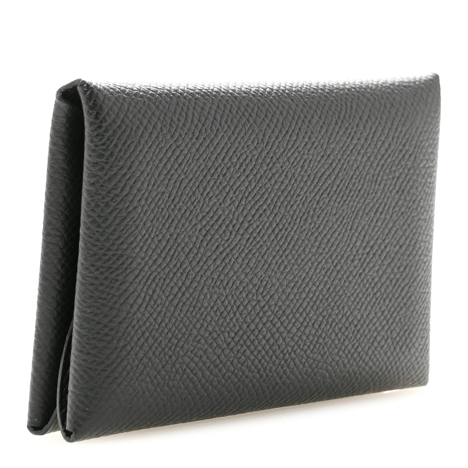 Hermes Epsom Calvi Duo Card Case Black 3 of 8