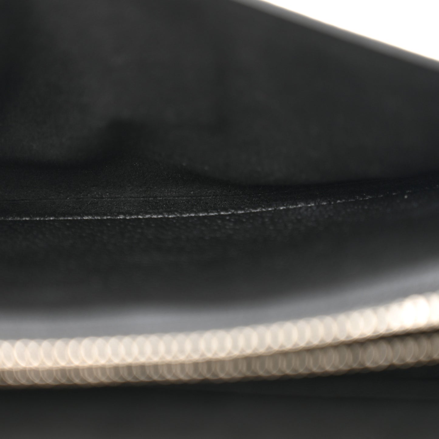 Soft Calfskin My Lockme Chain Pochette Black