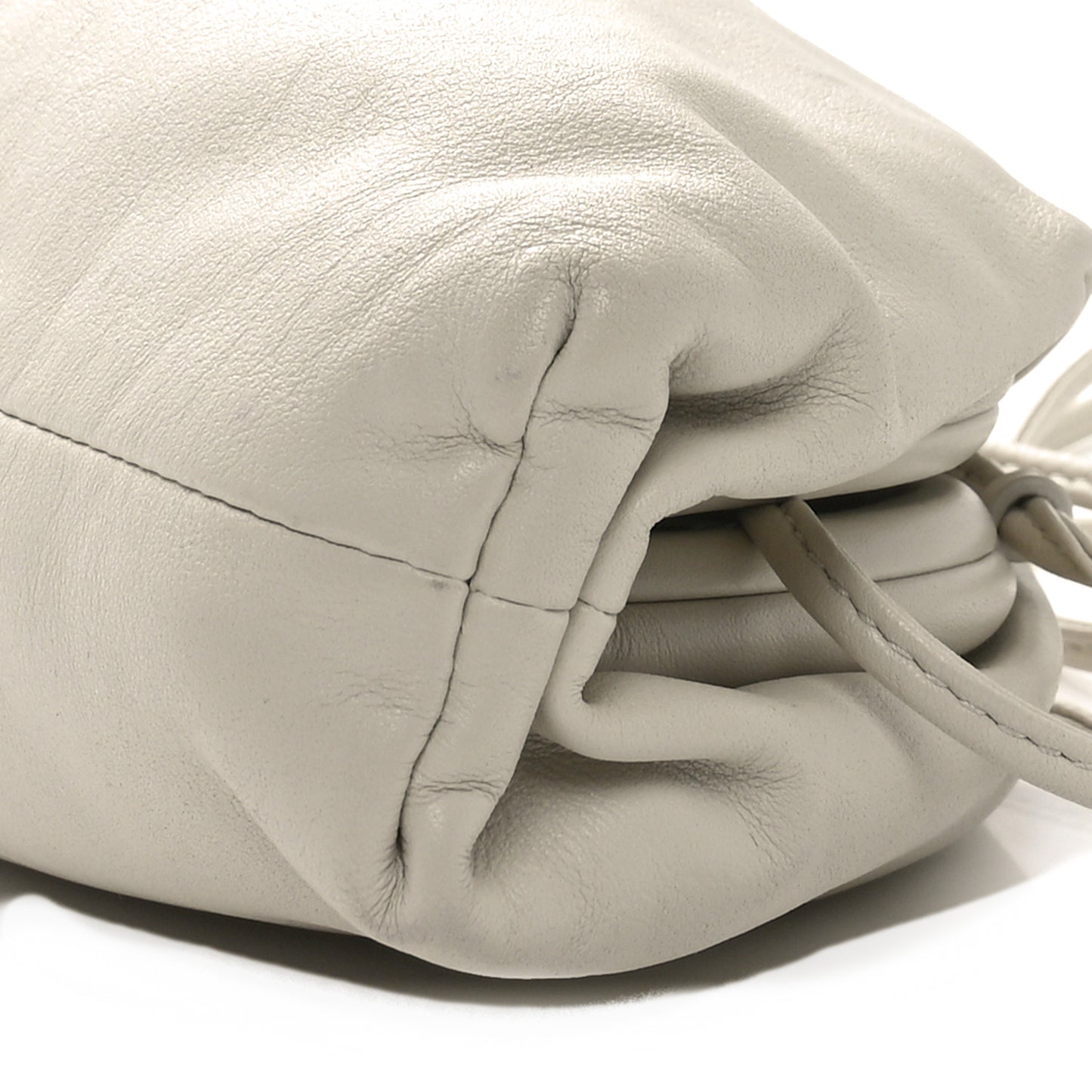 Butter Calfskin The Mini Pouch Chalk