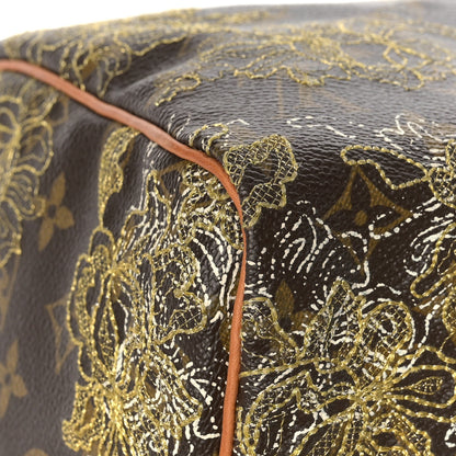 Louis Vuitton Monogram Dentelle Speedy 30 Gold 7 of 8