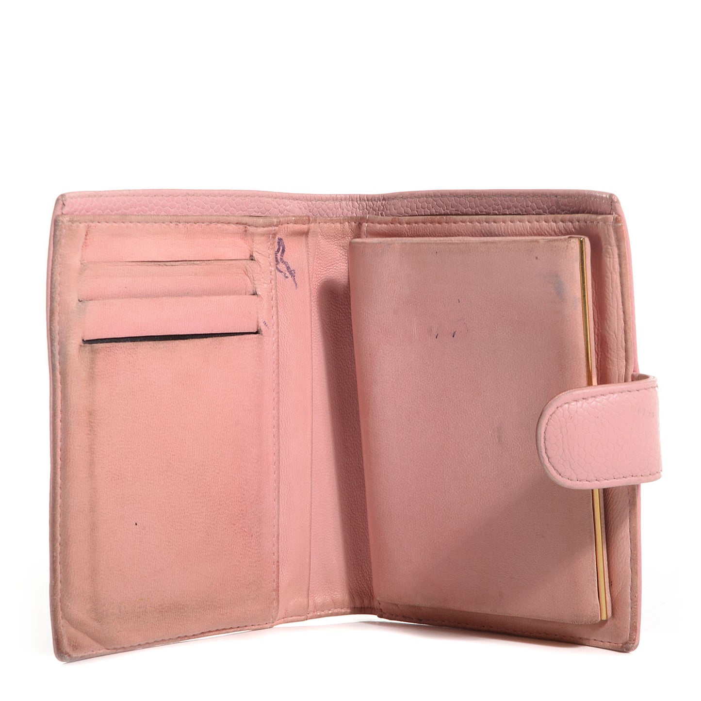 Caviar Compact CC Wallet Pink