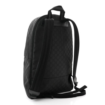 Gucci Nylon Monogram Slim Backpack Black 3 of 12