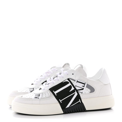 Valentino Garavani Calfskin Womens VL7N Sneakers 39.5 Black White 3 of 9