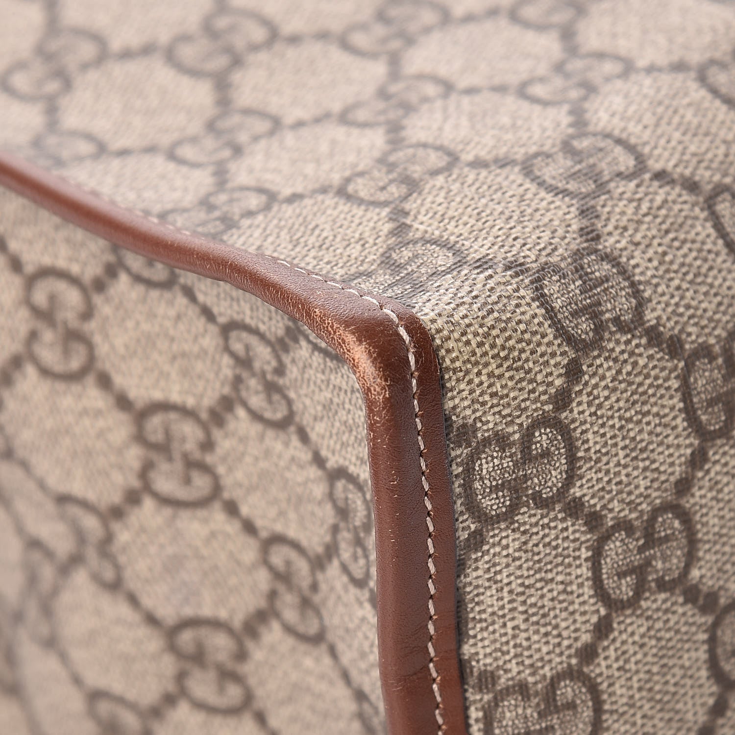 Gucci GG Plus Monogram Small Signature Web Loop Vertical Tote Light Brown 12 of 18