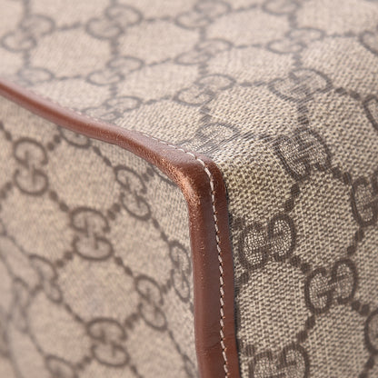 Gucci GG Plus Monogram Small Signature Web Loop Vertical Tote Light Brown 12 of 18