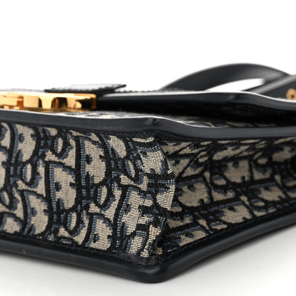 Christian Dior Oblique 30 Montaigne Flap Bag Blue 9 of 9