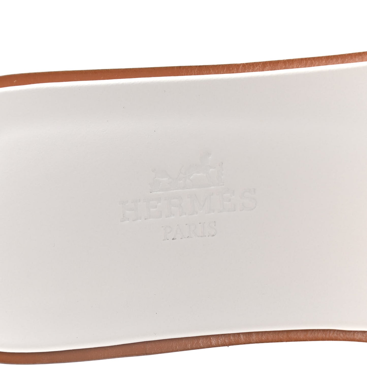 Box Calfskin Oran Sandals 37 White