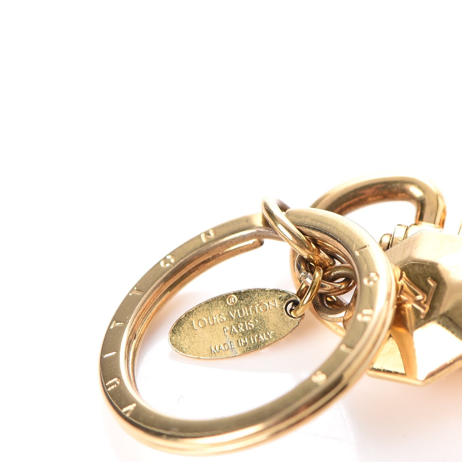 Louis Vuitton LV Facettes Key Holder Gold 3 of 4