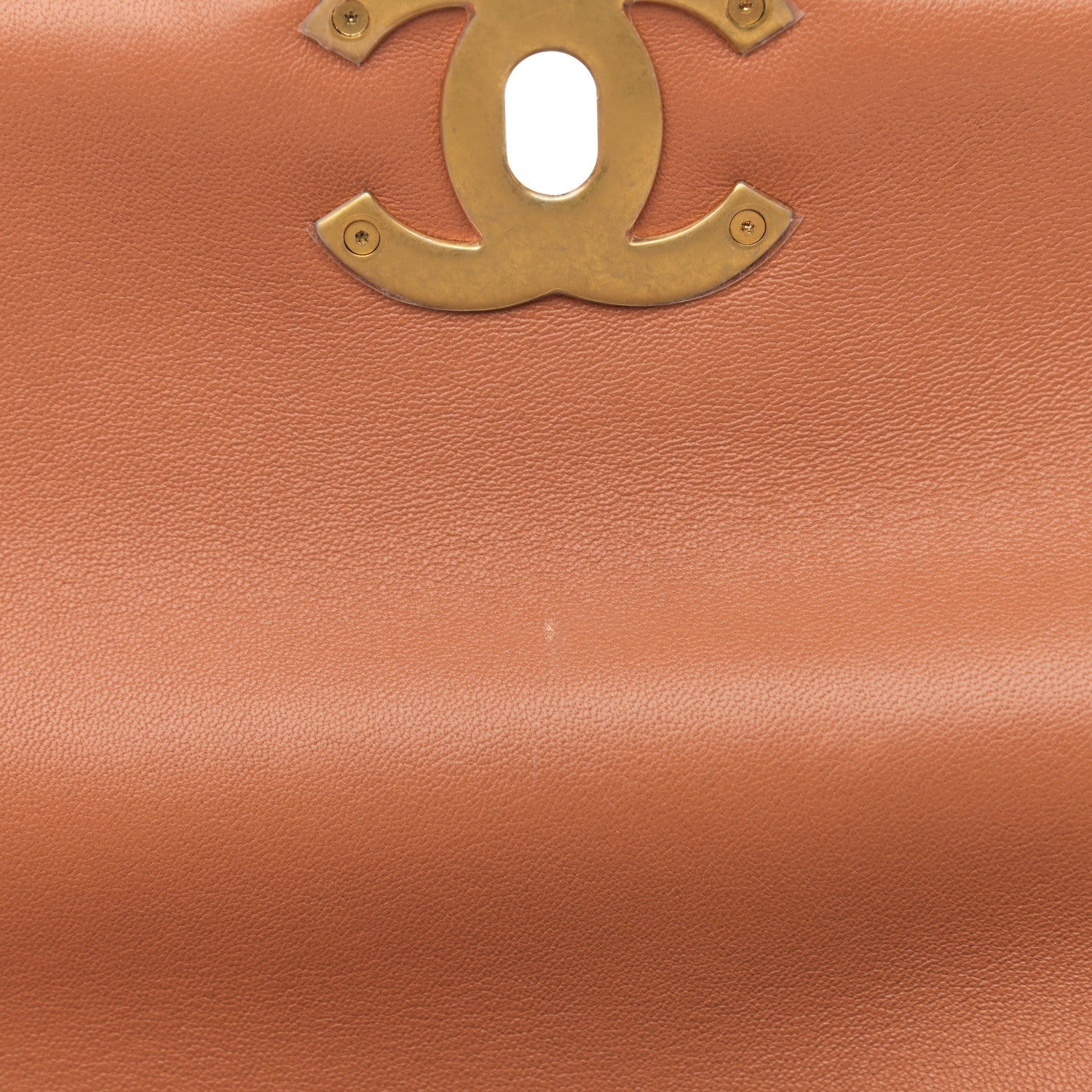 Chanel Lambskin Quilted Large Chanel 19 Flap Brown 11 of 11