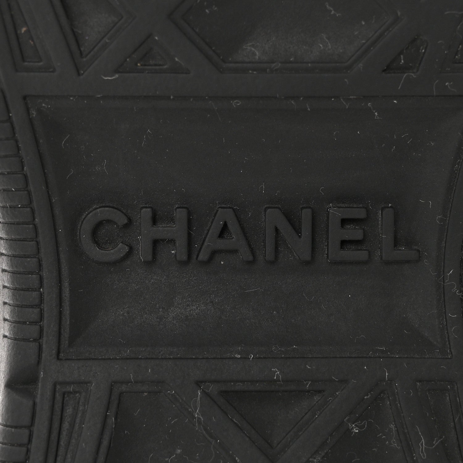 Chanel Fabric Suede Calfskin CC Sneakers 40 Gray 7 of 13
