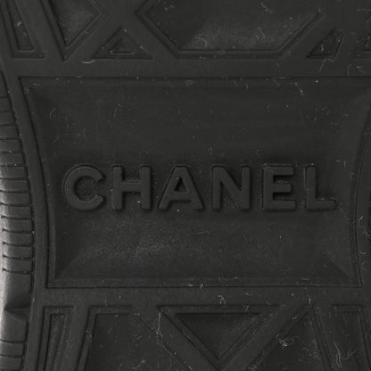 Chanel Fabric Suede Calfskin CC Sneakers 40 Gray 7 of 13