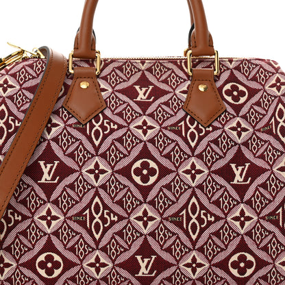 Louis Vuitton Jacquard Since 1854 Speedy Bandouliere 25 Bordeaux 8 of 13