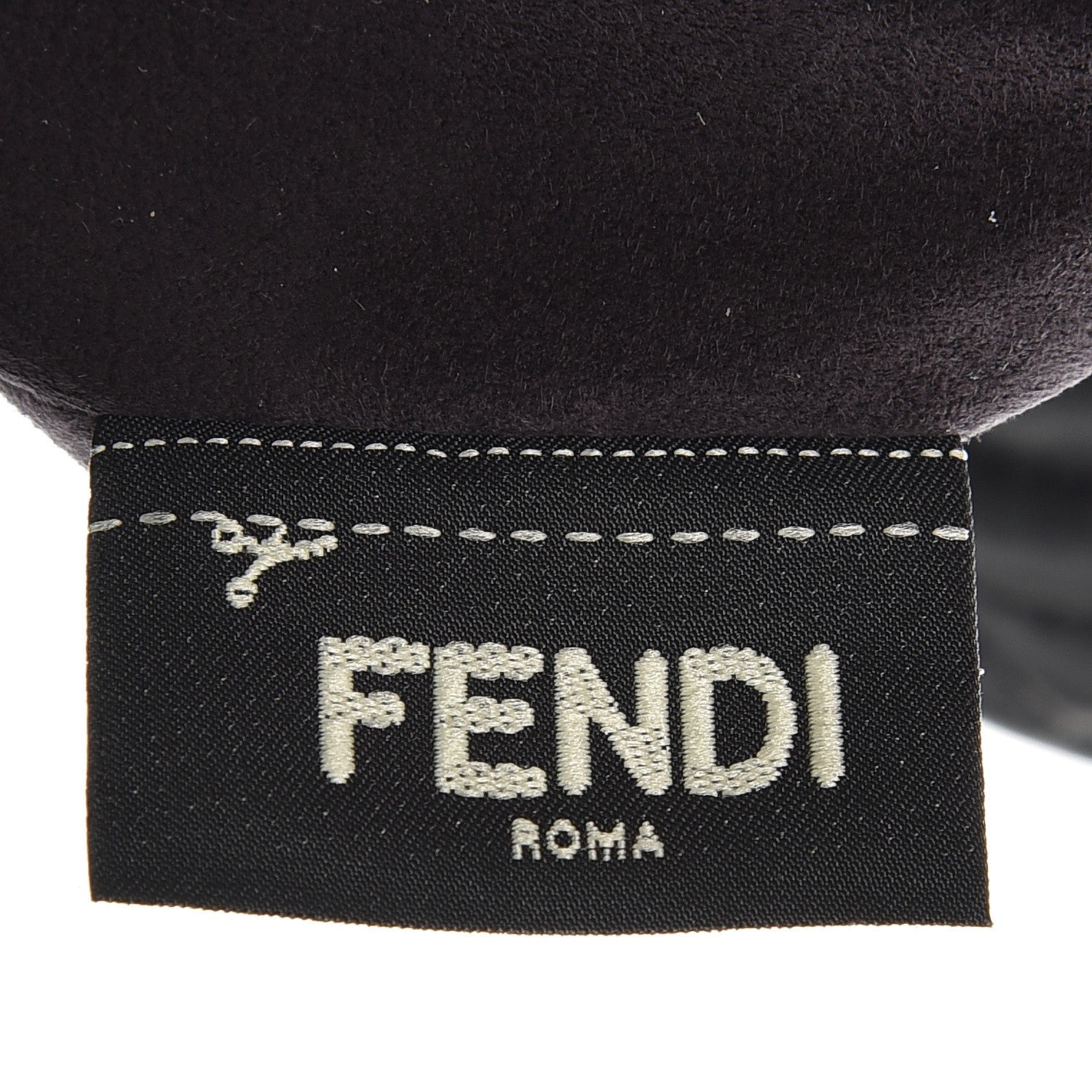 Fendi Shiny Nappa Trapuntata Small DotCom Click Chain Satchel Black 10 of 12