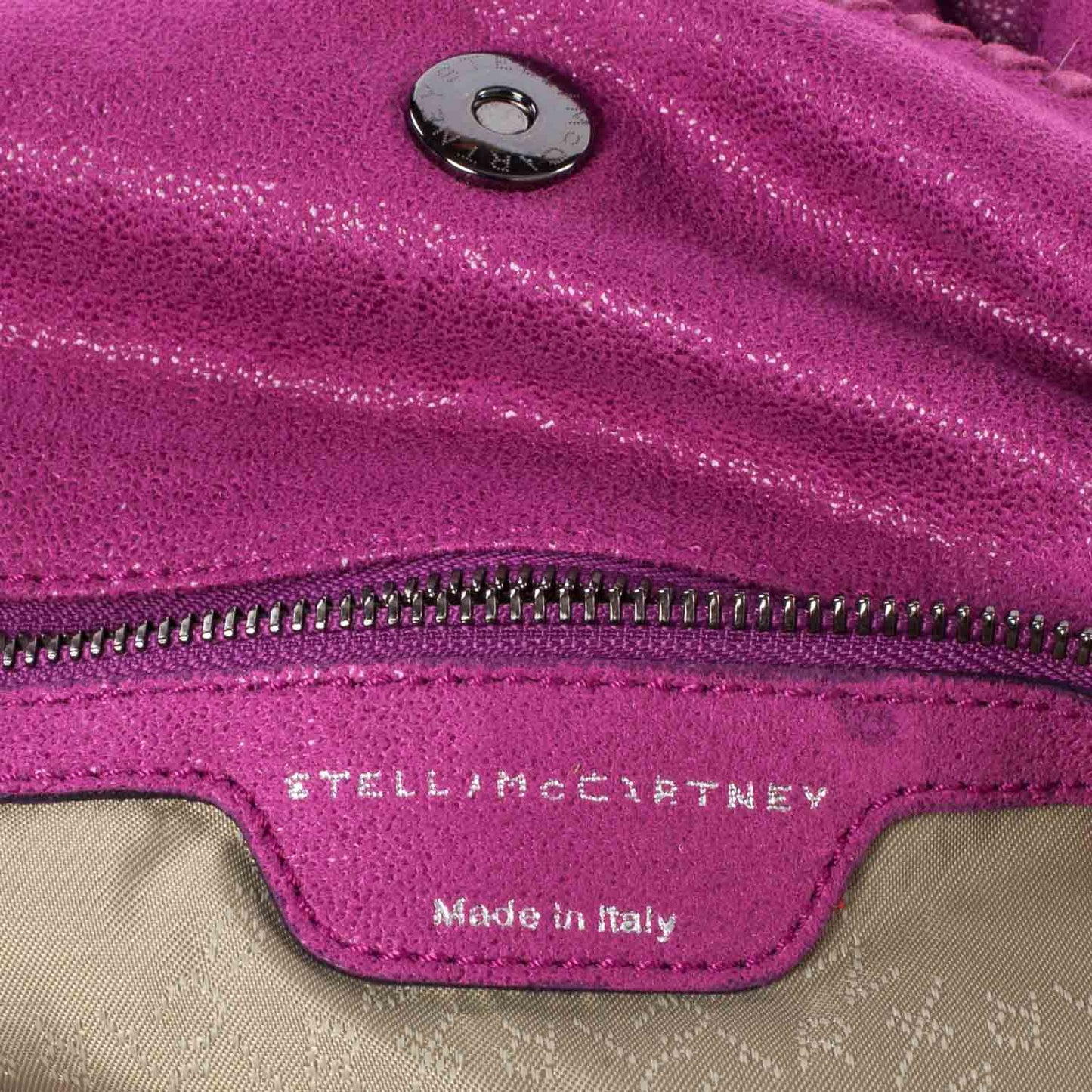 Faux Leather Falabella Tote Pink
