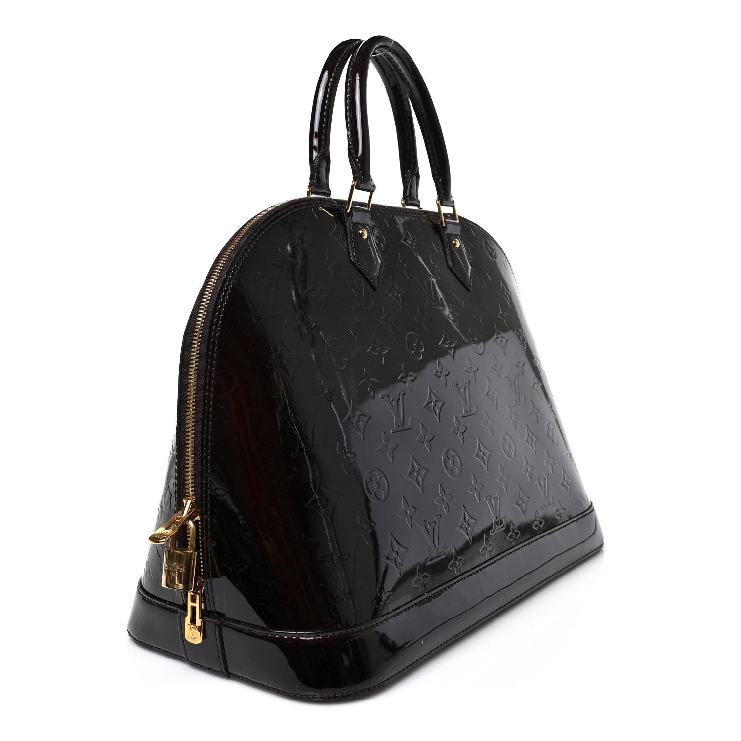 Louis Vuitton Vernis Alma GM Amarante 3 of 8