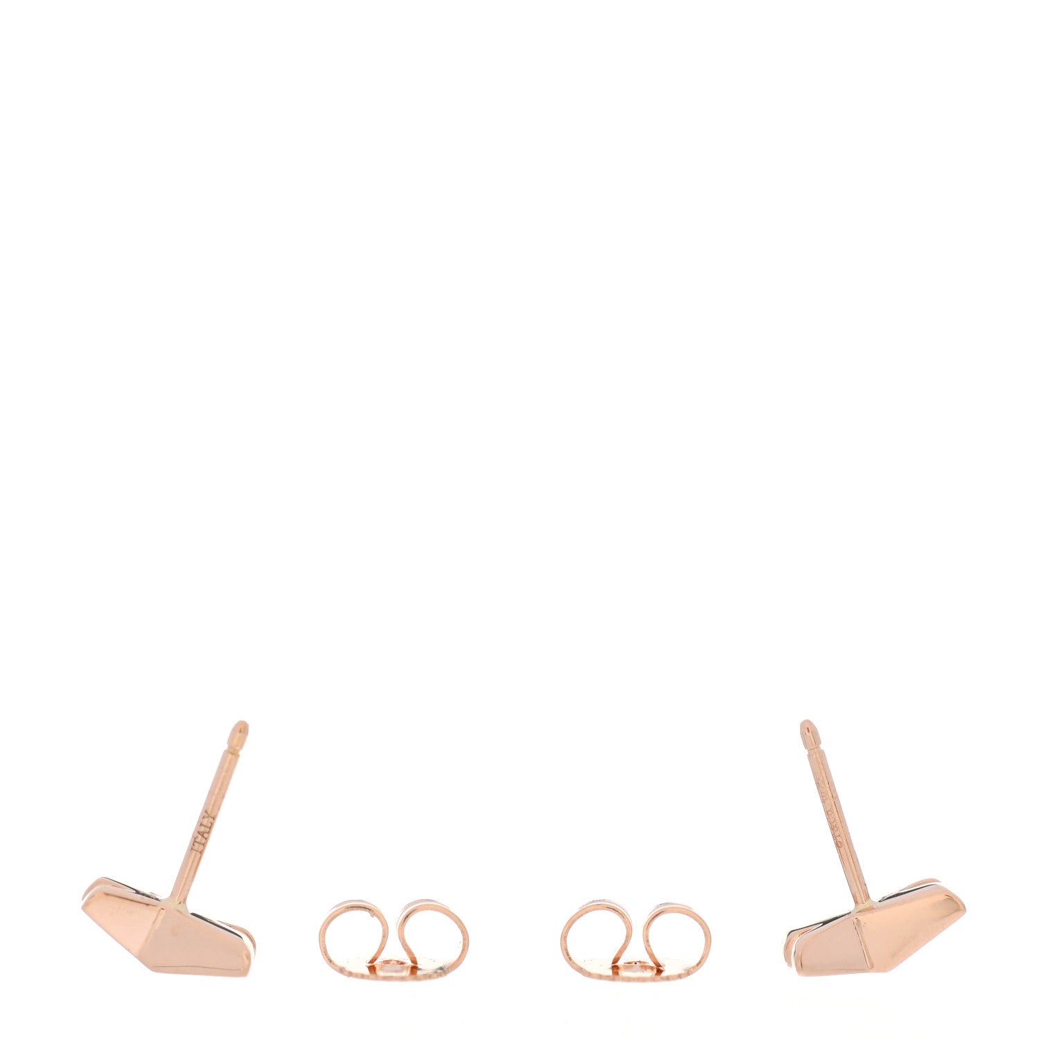 Tiffany 18K Rose Gold Diamond Atlas X Earrings 3 of 5
