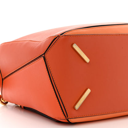 Loewe Calfskin Medium Puzzle Bag Orange Multi 10 of 20
