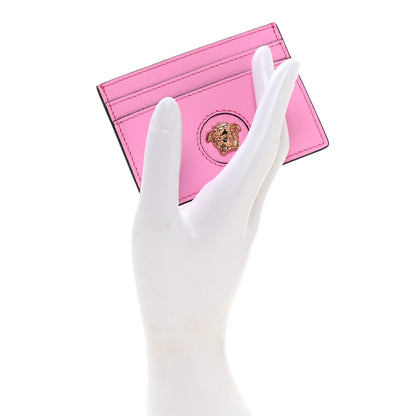 Versace Vitello Medusa Card Holder Pink Paradise 2 of 7
