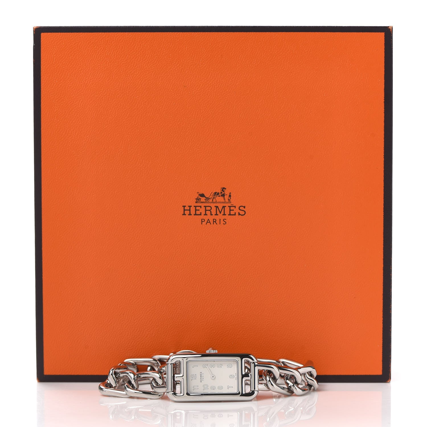 Hermes Stainless Steel 17mm Nantucket Quartz Watch 7 of 7