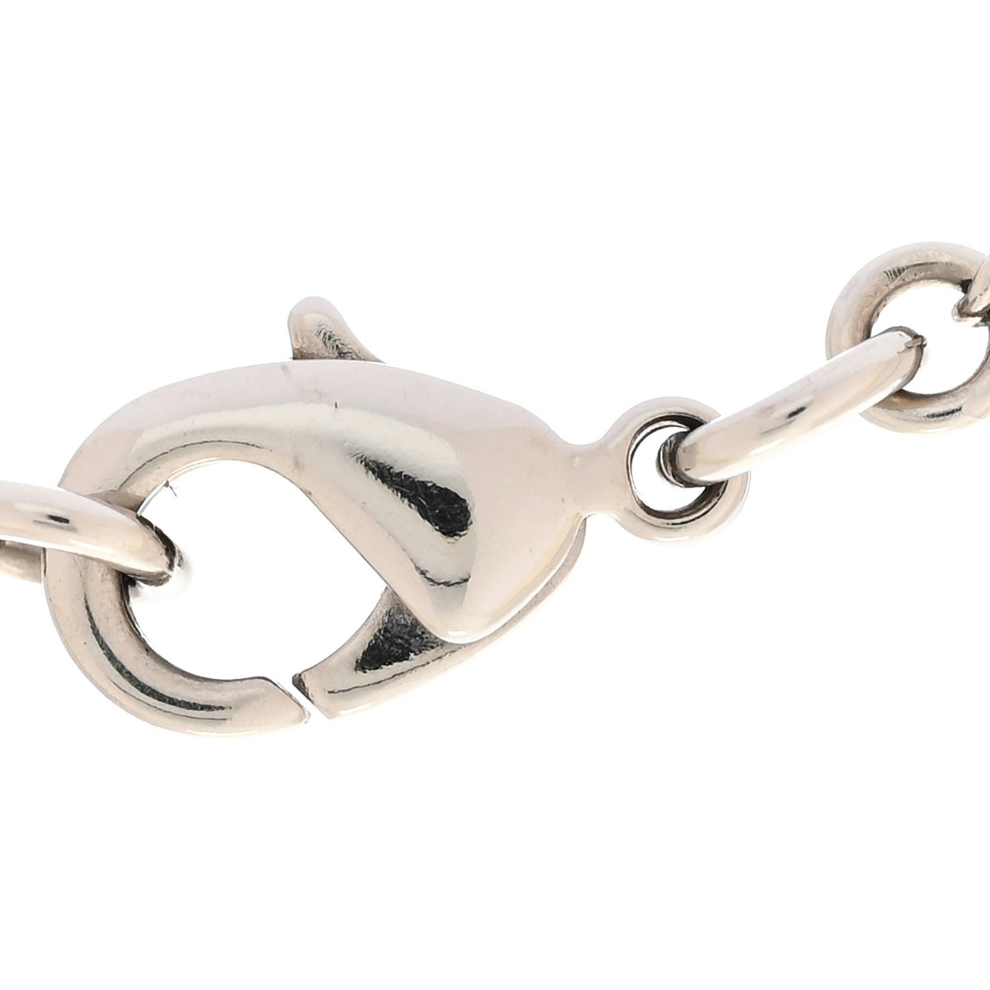Crystal Timeless CC Necklace Silver