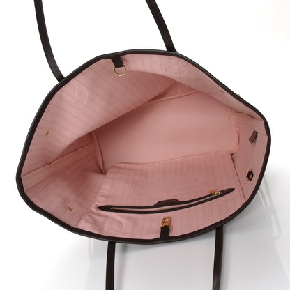 Louis Vuitton Damier Ebene Neo Neverfull MM Rose Ballerine 5 of 11