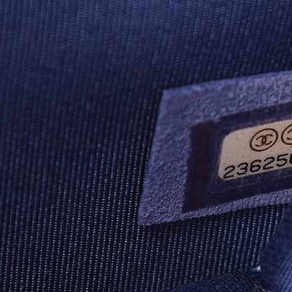Chanel Caviar Quilted CC Box Flap Blue 7 of 11
