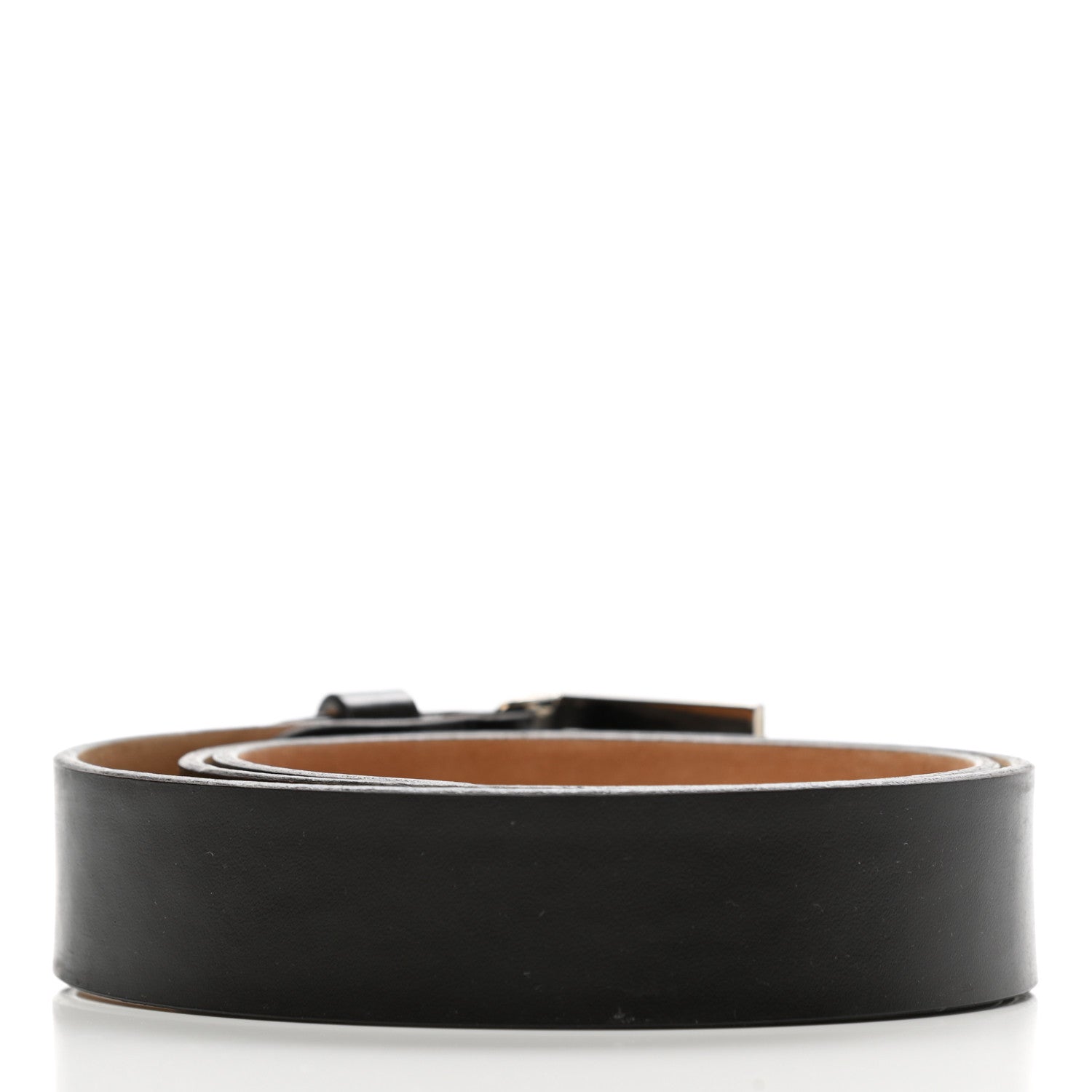 Fendi Calfskin FF Belt 75 90 Black 2 of 9