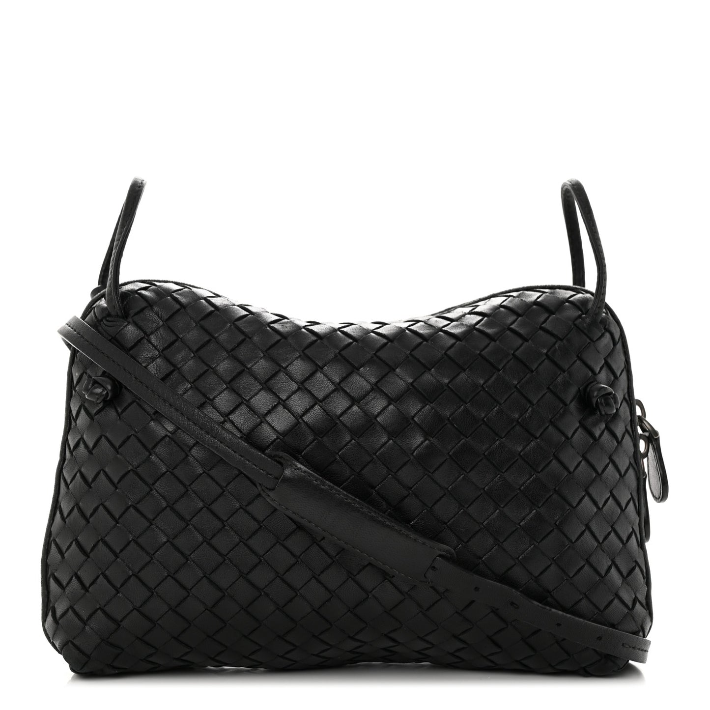 Nappa Intrecciato Nodini Bag Black