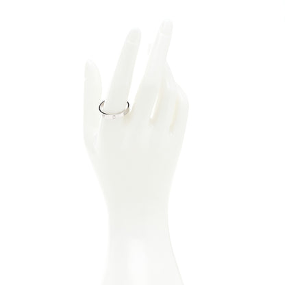 Cartier 18K White Gold 3.5mm LOVE Wedding Band Ring 64- 10.75 2 of 4