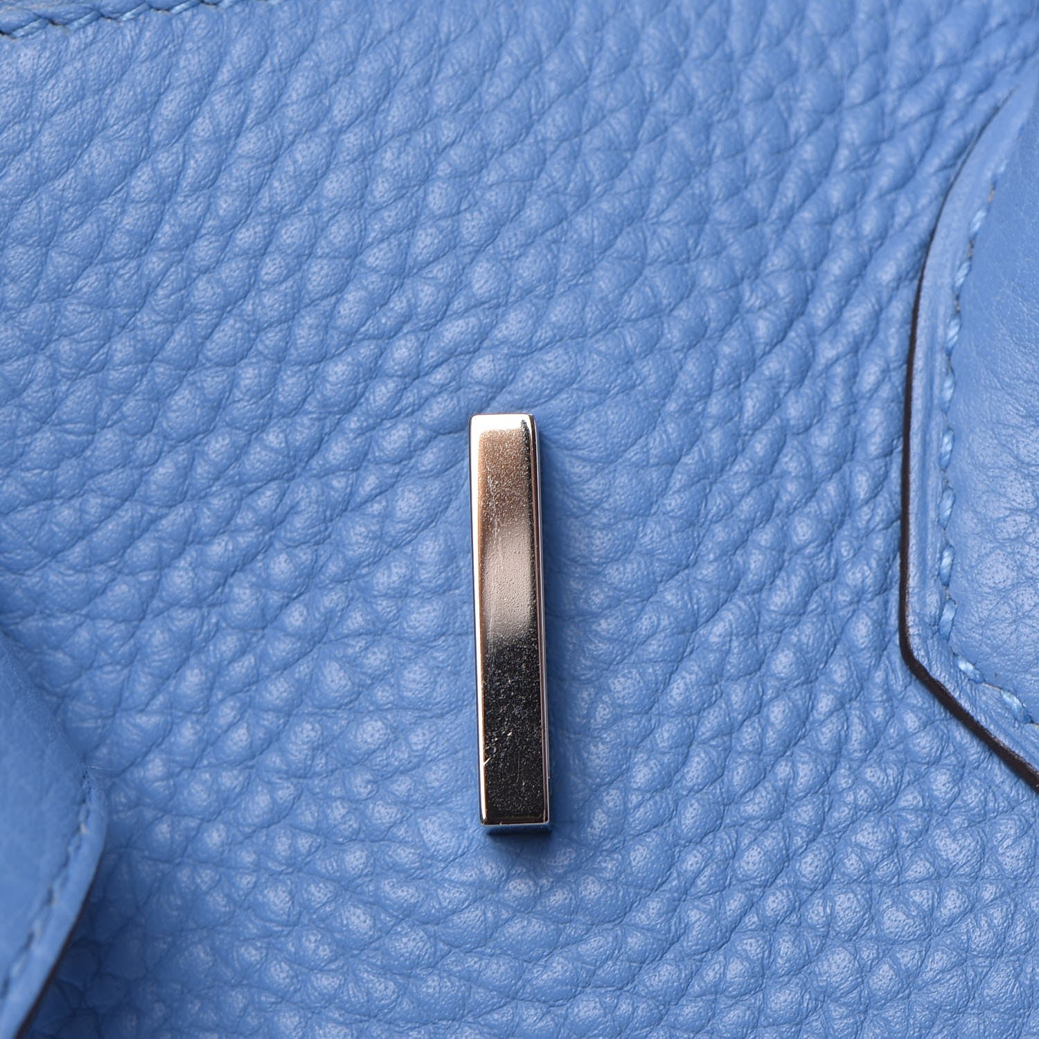 Hermes Taurillon Clemence Birkin 30 Bleu Paradis 19 of 33
