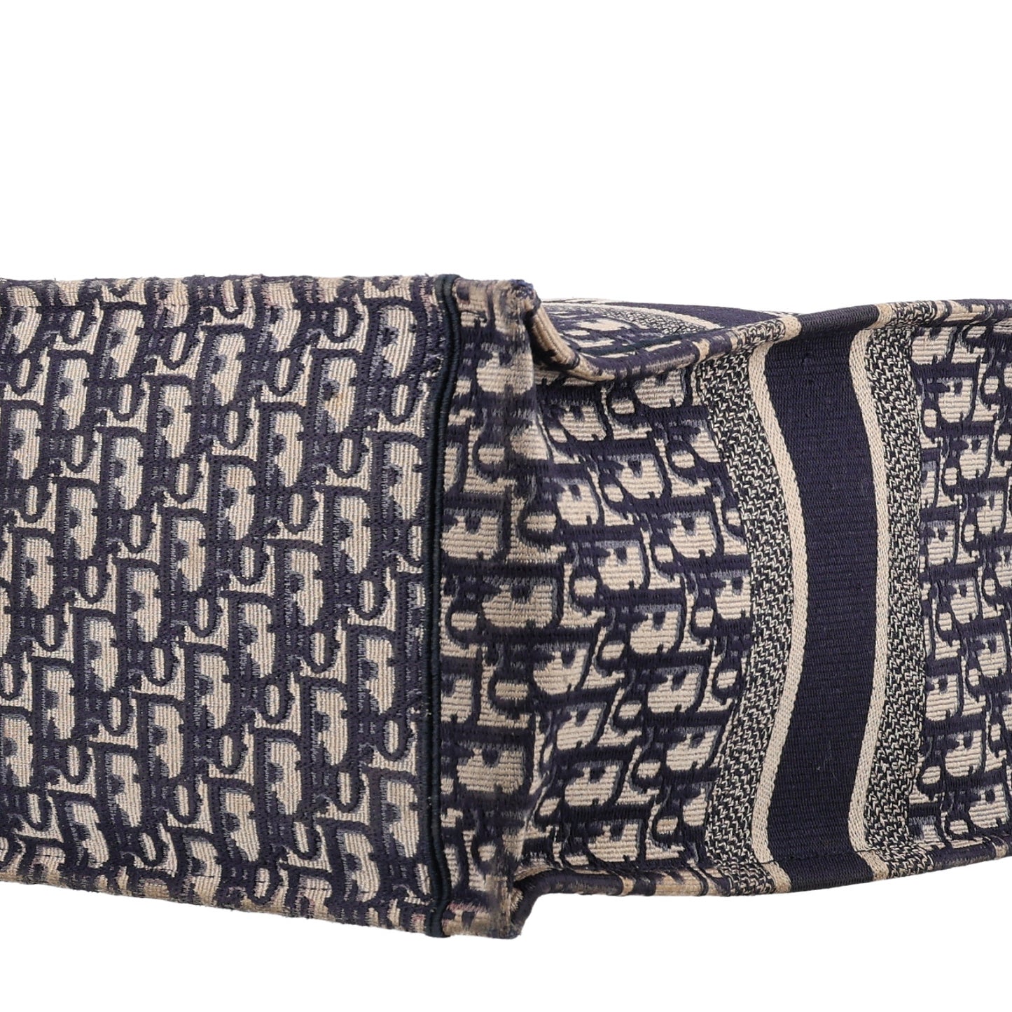 Oblique Medium Book Tote Blue Multicolor