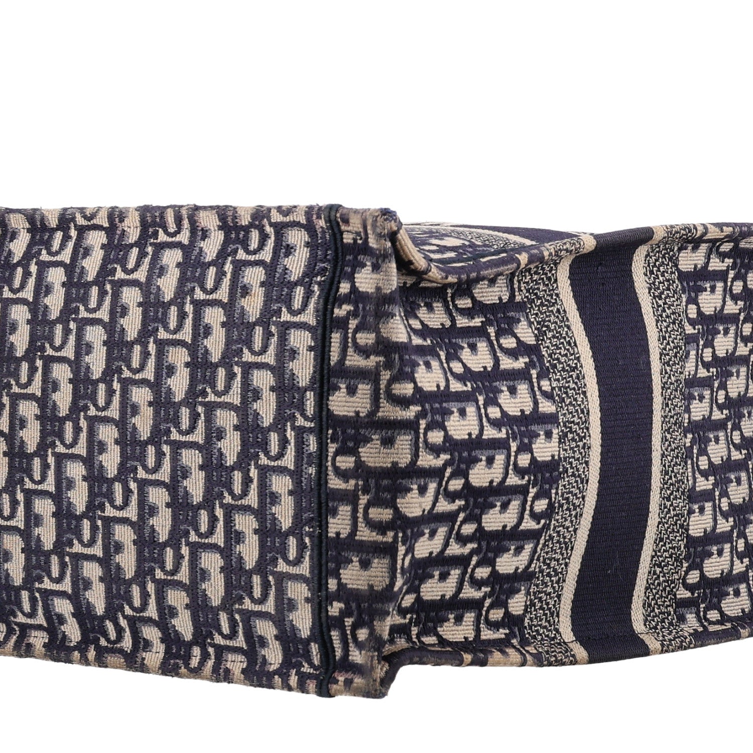 Christian Dior Oblique Medium Book Tote Blue Multicolor 9 of 9