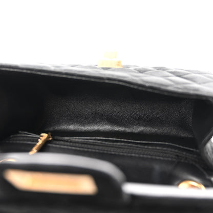 Chanel Velvet Quilted Mini 2.55 Reissue Flap Black 5 of 10